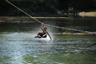  Wasserrutsche am See 